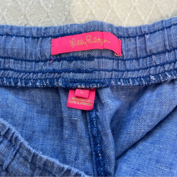 Lilly Pulitzer Baybreeze Short - Large - Blue - Gently used condition - Picture 3 of 4
